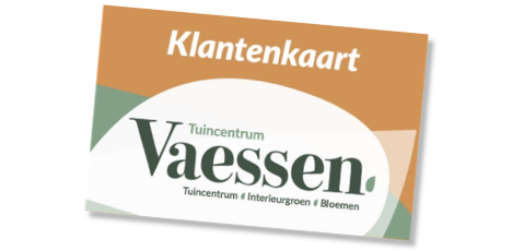 Klantenkaart-tuincentrum vaessen